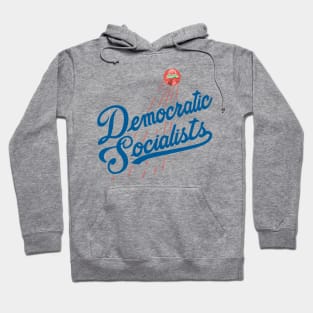 Democratic Socialists Baseball Style White Hoodie